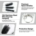 thumbnail image 2 of 10Pcs Nylon Tube Brush Set Pipe Tube Cleaner Bottle Cleaning Brushes for Drinking Straws Glasses Keyboards Jewelry Cleaning Beaker Cleaning Brushes Hummingbird Feeder Cleaning Brush, 2 of 6