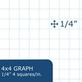 thumbnail image 2 of Roaring Spring 4x4 Graph Ruled Lab Book with Numbered Carbonless Sets, 1 Case (5 Total), 11" x 9.25" 100 Sets, White/Blue Pages, 2 of 7