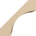 thumbnail image 3 of Ekena Millwork 5"W x 6"D x 6"H Westlake Rough Cedar Woodgrain TimberThane Knee Brace, Primed, 3 of 6