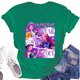 thumbnail image 2 of Moonsky Camiseta unisex Huntrix Dem-0n, colores cómodos, camiseta Huntrix para niñas, camiseta Mira Rumi Joey, merchandising, regalo juvenil para fans del K-pop (Verde M), 2 of 4