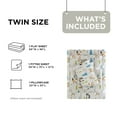 thumbnail image 7 of Regency Heights Twin Size Cotton Flannel Sheet Set, 3-Piece Flannel Bed Sheets Twin, 100% Cotton Bed Sheets Set with Deep Pocket, Multi Forest Animals, 7 of 7