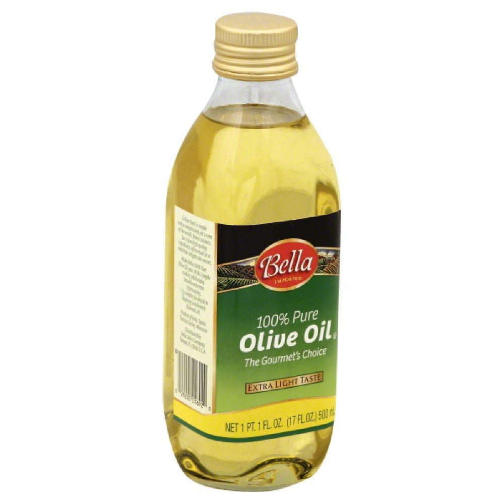 Bella 100 Pure Olive Oil, 17 Oz (Pack of 8)
