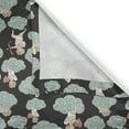 thumbnail image 6 of Ambesonne Wings Print Valance & Curtain, Love Sleeps on Clouds, 55"x45", Pale Blue Grey Peach, 6 of 7