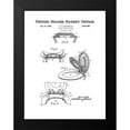 thumbnail image 2 of Studio W 15x18 Black Modern Framed Museum Art Print Titled - Bath Time Patents V, 2 of 5