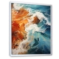 thumbnail image 2 of Designart "Beach Photo Coastal Expressions VI" Nautical & Beach Floater Framed Wall Art Living Room, 2 of 7