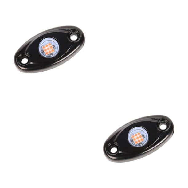 Speravity ed lights for atv suv wate,Automotive trail alloy underbody underlow grille car glow lights, boat AMARILLO 2piezas