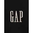 thumbnail image 3 of Sudadera GAP para Hombre con Logo, Cuello Redondo, Forro Polar, Negro Puro, Talla S, 3 of 4