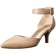 thumbnail image 2 of Zapato de tacón Anne Klein Fabulist D'Orsay de cuero con tira al tobillo, 2 of 4