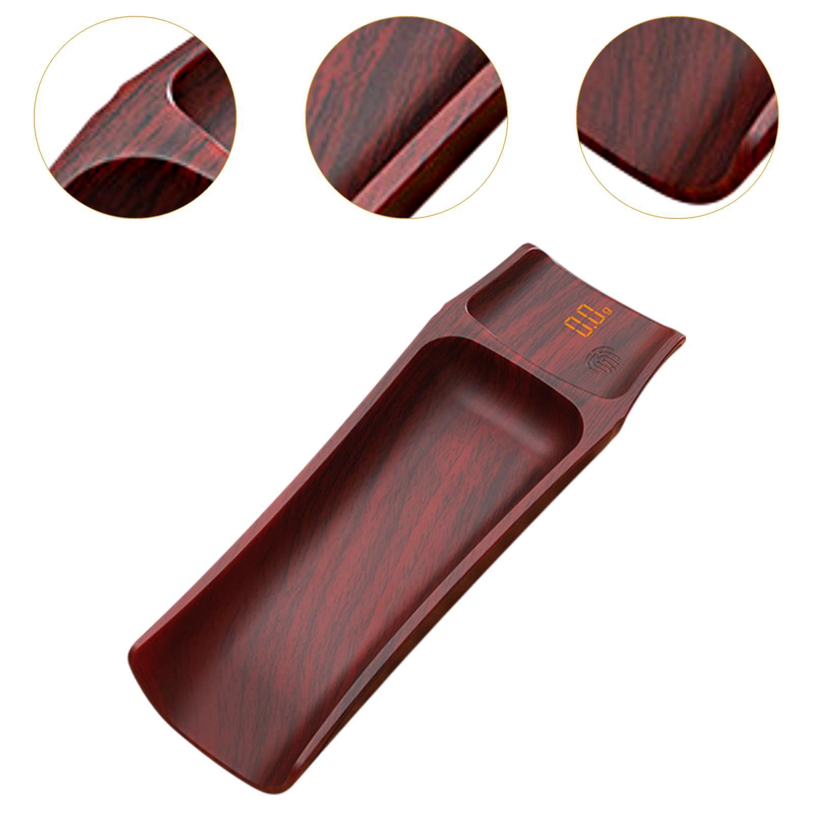 Fiocias Digital Scale Grams Coffee Weighing Scale Loose Leaf Spoon Measuring Scale Scale Red