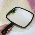 Hand Mirror Handheld Makeup Mirror with Handle for Barber Hairdressing