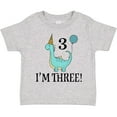 thumbnail image 3 of Inktastic 3rd Birthday 3 Year Old Dinosaur Party Boys or Girls Toddler T-Shirt, 3 of 5