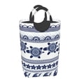 thumbnail image 2 of Bingfone Sea Underwater Turtles Laundry Hamper,Large Canvas Fabric Lightweight Storage Basket Toy Organizer Dirty Clothes Collapsible, 2 of 6