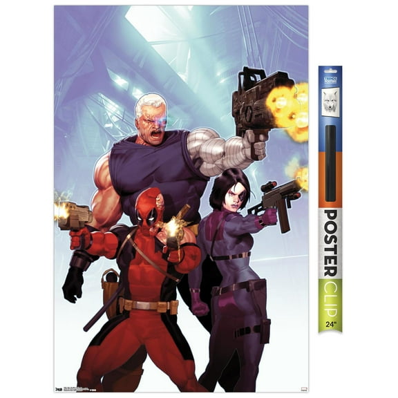 Marvel Comics - Deadpool and Domino Wall Poster, 22.375" x 34"
