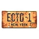 thumbnail image 1 of ECTO-1 Placa matrícula metal placa para bar pub club garaje (30 x 15 cm), 1 of 9