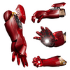 Farontor Iron Man MK7 1:1 Right Arm & Palm Glowing Gauntlet Collectible Model Action Figure, Red