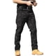 thumbnail image 3 of eoeioa Pantalones cargo de senderismo para hombre con múltiples bolsillos Ripstop Stretch Pantalones de correr impermeables Pantalones holgados sólidos para exteriores, 3 of 4