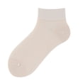 thumbnail image 2 of Yifymode Mesh Ankle Socks, Thin Breathable Solid Casual Socks Back to School Daily Essentials for Women, Moisture Wicking Light Campus Socks, 2 of 4