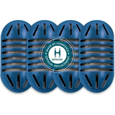 Homedics Demineralization Cartridge for Ultrasonic Humidifiers, 4-Pack Replacement Cartridges, Reduces Hard Water Build-Up and White Dust, Filters Mineral Deposits and Purifies Water, UHE-HDC4, Blue