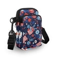 thumbnail image 3 of HELLHERO Adjustable Crossbody Bag Polyester Adjustable Strap Retro Patchwork-Style Christmas Theme for Travel Daily Use Adults, 3 of 7