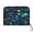 Blue-green Butterfly Pattern, variant on Accordion File Organizer with Zip Closure 13 Pockets Expanding File Folder Letter A4 Paper Document Organizer for Home Office Butterflies and Circular Motif