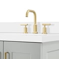 thumbnail image 4 of Ariel Taylor 67 Inch Double Oval Sink Vanity With White Quartz Countertop W/1.5" Edge In Grey, 4 of 11