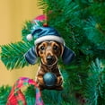 thumbnail image 3 of KCEHTA Dachshund Christmas Ornaments, Dachshund Ornaments for Christmas Tree, Acrylic Dachshund Pendant Christmas Hanging Ornament Cute Dachshund Dog Xmas Tree Decorations for Dog Lovers, 3 of 6