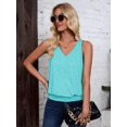 thumbnail image 7 of 2024 Womens Fashion Tank Tops Spring Summer Clothes Casual V Neck Sleeveless Loose Fit Y2K Outfit Cute Cami Shirts, 7 of 7