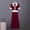 Wine, variant on Women's Color Block Collared Knit Midi Dress, Short Sleeve Slim Waist Bodycon Dress, Elegant Fitted Sweater Dress for Fall Winter Daily Outfits Beige S(S)