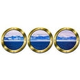 thumbnail image 2 of VWAQ Wall Portholes - Cruise Ship Window Decals, Ocean View Decor - VWAQ-SPW9 (20" Diameter, Gold), 2 of 2