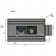 thumbnail image 5 of 2 Pack Super Light 14oz Steel Tarp Truck Trailer Tarp 16' x 27' with Flap, 5 of 6