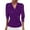 Purple, variant on Women's Sparkly Dressy T-Shirts, Long Sleeve V-Neck Elegant Tunic Tops Prom Party Fashion Glitter Outfits