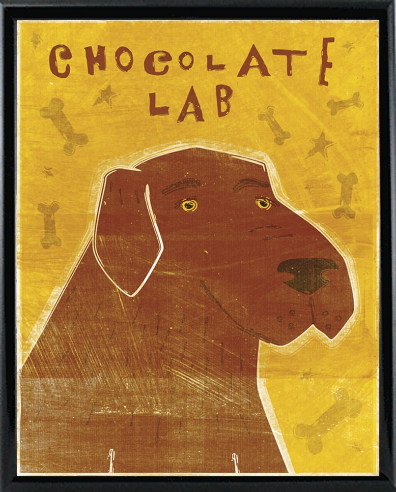 Lab Chocolate Johgol92795 Print 20 X16 By John W Golden In A Lab Chocolate Johgol92795 Print 20 X16 By John W Golden In A Black Metal Frame Com
