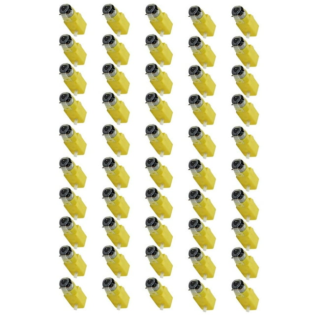 Set 0f 50Piece TT Engranaje del coche Motorreductor Dual Shaft DIY Gear para Car
