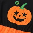 thumbnail image 5 of OJSFQUFP Girls Skirt Halloween Girl Dress Pumpkin Print Long Sleeve Sweet Performance Puff Dress, 5 of 8