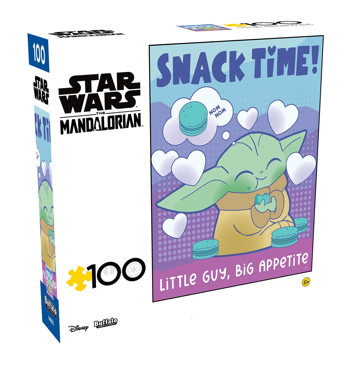 Buffalo Games Star Wars - Snack Time! 100-Piece Interlocking Jigsaw Puzzle for Children Ages 6 and Up