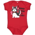 thumbnail image 3 of Inktastic I Woof You a Lot with Husky Dog Illustration Boys or Girls Baby Bodysuit, 3 of 5