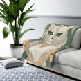 thumbnail image 2 of Blanca Purrington, Couverture en Sherpa pour Chat pour Chaleur Confortable, 50"x60 Pouces, 2 of 4