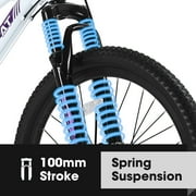 Adults Mountain Bike, 26-inch Wheels, Shimano 21 Speed Gear White Mountain Women Bicycle in White