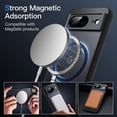 thumbnail image 3 of JETech Magnetic Case for Google Pixel 8 6.2-Inch 2023, Compatible with MagSafe, Translucent Matte Back Shockproof Phone Cover (Obsidian), 3 of 6