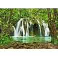 thumbnail image 2 of Krahmer, Frank 32x24 White Modern Wood Framed Museum Art Print Titled - Cascade des Tufs (Alps- French Jura), 2 of 4
