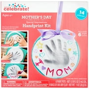 Way To Celebrate Mother's Day Handprint Kit, Gift, Plaster, Paint, 1 Count, DIY, Ages 4+, Unisex