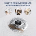 thumbnail image 2 of Umbrella Sink Strainer Basket 4.5in Outer Diameter Stainless Steel Fine Mesh Drain Filter Catcher for Kitchen Washing Basin Sewer Tub, 2 of 7