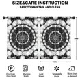 thumbnail image 2 of Blackout Kids Curtains,Black White Tie Dye Mandala Pattern Childrens Insulated Curtains Set Of 2,Bedroom Essentials,Toddler Room Decor 42"x54", 2 of 5