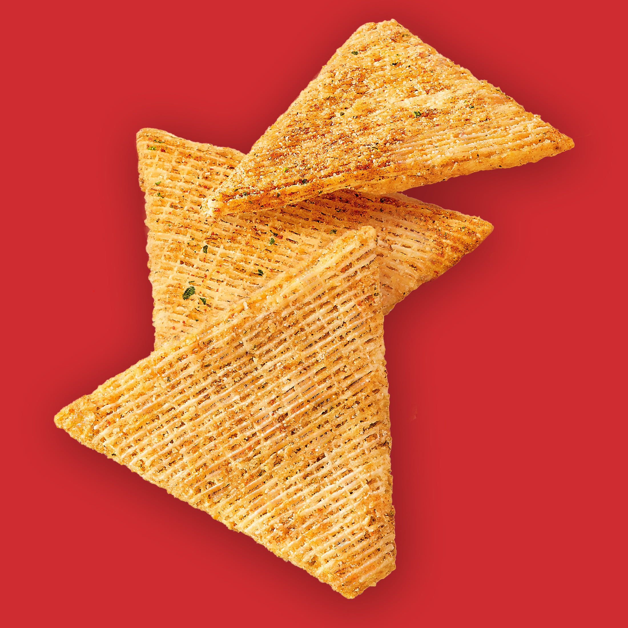 (3 pack) Triscuit Thin Crisps Tomato Basil Pizza Whole Grain Wheat Crackers, Lunch Snacks, 7.1 oz