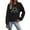 Black, variant on Luwomo Womens Sweatshirts Christmas Long Sleeve Cartoon Graphic Printed Crew Neck Loose Fit Pullover Tops,Beige,L