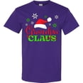 thumbnail image 3 of Inktastic Grandpa Claus with Christmas Santa Hat and Snowflakes T-Shirt, 3 of 5