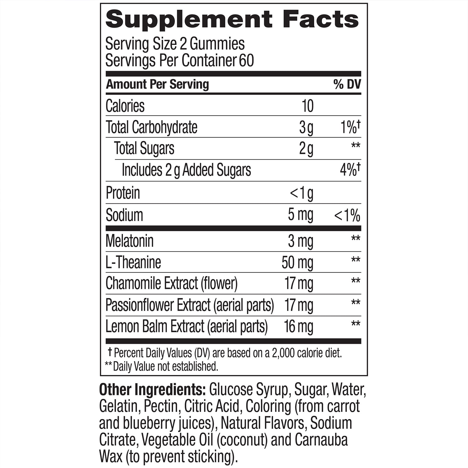 OLLY Sleep Gummy Supplement, 3mg Melatonin, L-Theanine, Chamomile, Blackberry Zen Flavor, 120 Ct