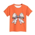 thumbnail image 5 of Manga Corta Crop Top para Niños Niños Pascua Impresa Cuello Redondo Casual Camiseta Tee para 3-14 Años, 5 of 5