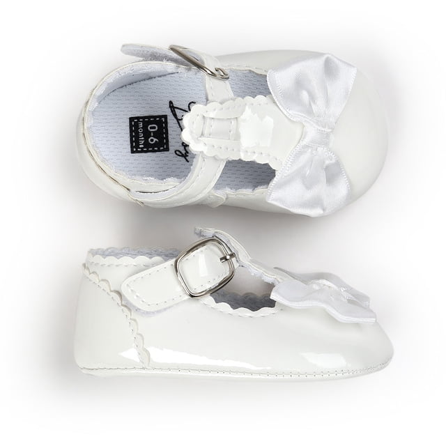 DPTALR Chaussures Bébé Nœud Papillon Princesse Semelle Souple Chaussures Décontractées pour Tout-Petits