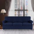 thumbnail image 1 of Stretch T-Cushion Cover with 3 Individual T-Cushion Covers (Sofa, Navy), 1 of 6